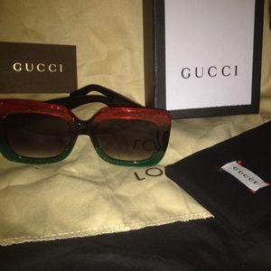 Gucci GG 0083S Oversized Square Sunglasses